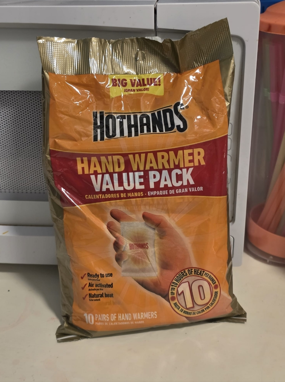 Orange Hand Warmer Value Pack